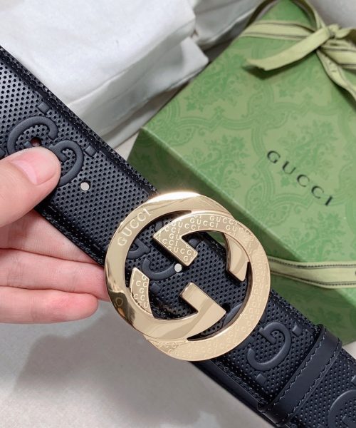 1:1 Replica Gucci GG Marmont Reversible Belt Black, Women Belt