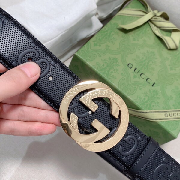1:1 Replica Gucci GG Marmont Reversible Belt Black, Women Belt