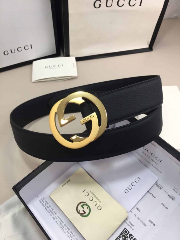1:1 Replica Gucci GG Marmont Reversible Belt Black, Women Belt
