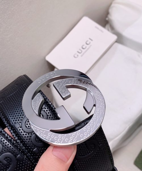 1:1 Replica Gucci GG Marmont Reversible Belt Black, Women Belt