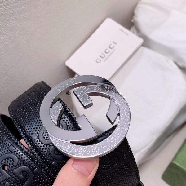 1:1 Replica Gucci GG Marmont Reversible Belt Black, Women Belt