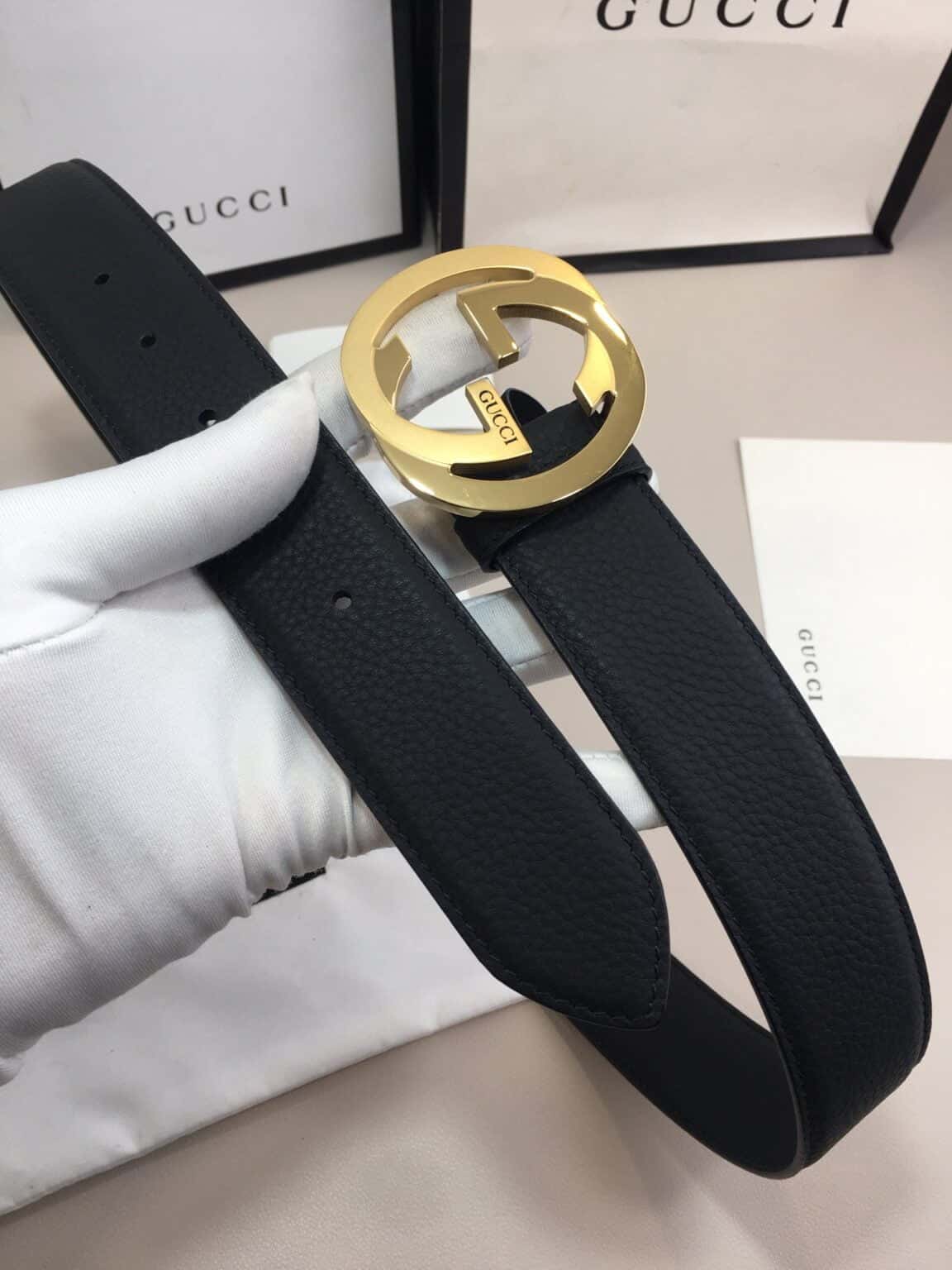 1:1 Replica Gucci GG Marmont Reversible Belt Black, Women Belt - Image 3