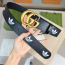 1:1 Replica Gucci GG Marmont Reversible Belt Black, Women Belt