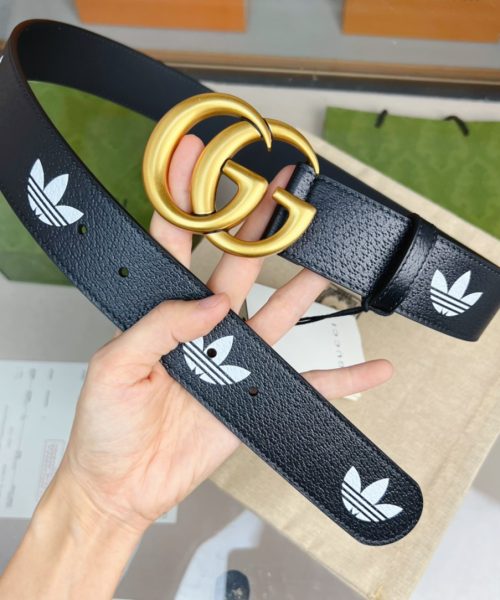1:1 Replica Gucci GG Marmont Reversible Belt Black, Women Belt