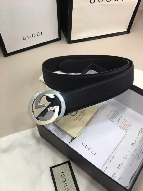1:1 Replica Gucci GG Marmont Reversible Belt Black, Women Belt