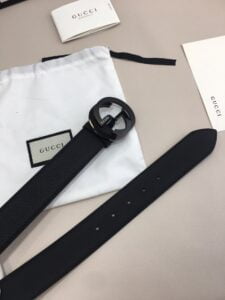 1:1 Replica Gucci GG Marmont Reversible Belt Black, Women Belt