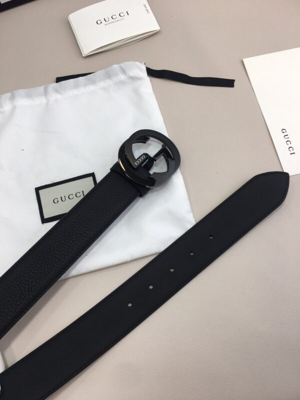 1:1 Replica Gucci GG Marmont Reversible Belt Black, Women Belt