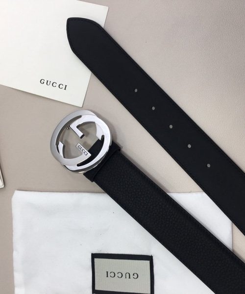 1:1 Replica Gucci GG Marmont Reversible Belt Black, Women Belt