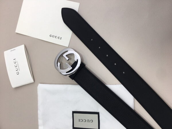 1:1 Replica Gucci GG Marmont Reversible Belt Black, Women Belt