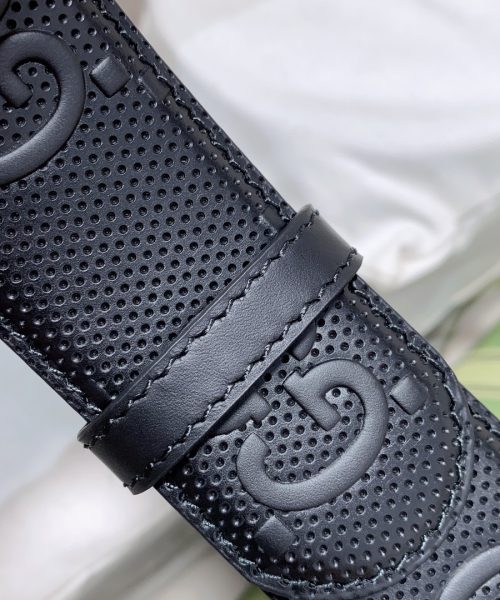 1:1 Replica Gucci GG Marmont Reversible Belt Black, Women Belt