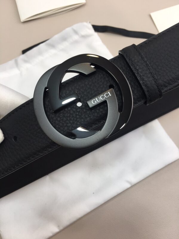 1:1 Replica Gucci GG Marmont Reversible Belt Black, Women Belt