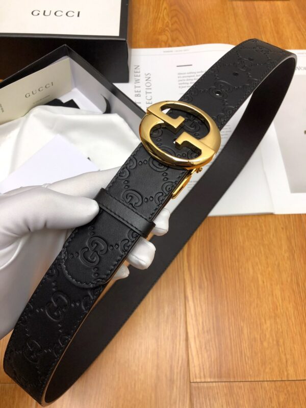 1:1 Replica Gucci GG Marmont Reversible Belt Black, Women Belt