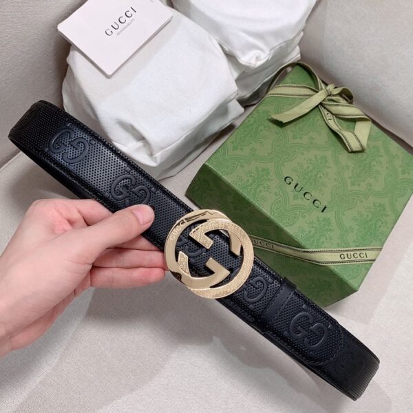 1:1 Replica Gucci GG Marmont Reversible Belt Black, Women Belt