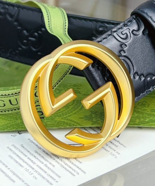 1:1 Replica Gucci GG Marmont Reversible Belt Black, Women Belt