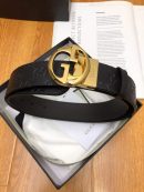 1:1 Replica Gucci GG Marmont Reversible Belt Black, Women Belt