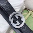 1:1 Replica Gucci GG Marmont Reversible Belt Black, Women Belt