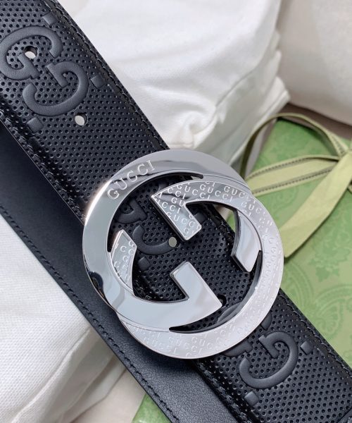 1:1 Replica Gucci GG Marmont Reversible Belt Black, Women Belt