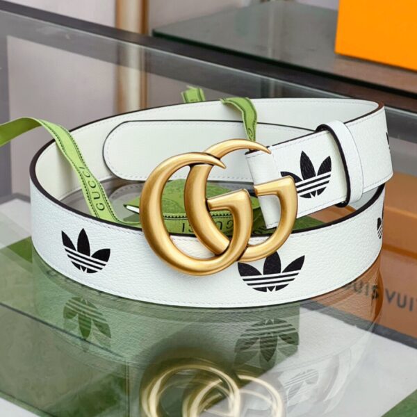 1:1 Replica Gucci GG Marmont Reversible Belt White, Women Belt