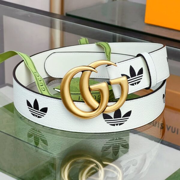 1:1 Replica Gucci GG Marmont Reversible Belt White, Women Belt