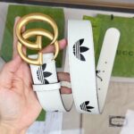 1:1 Replica Gucci GG Marmont Reversible Belt White, Women Belt