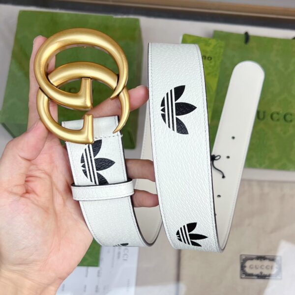 1:1 Replica Gucci GG Marmont Reversible Belt White, Women Belt