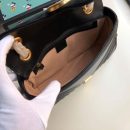 1:1 Replica Gucci GG Marmont Small Matelassé Shoulder Bag Black Matelassé Chevron For Women 10in/26cm 443497 DTDIT 1000