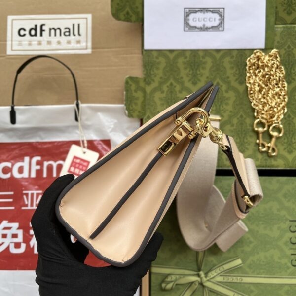 1:1 Replica Gucci GG Matelassé Small Bag Beige For Women, Women's Bags 10.2in/26cm GG‎ ‎