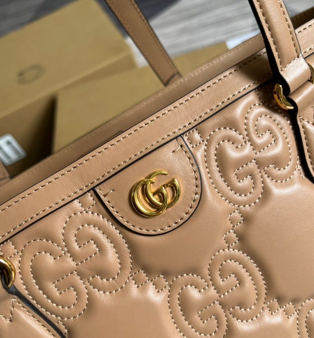 1:1 Replica Gucci GG Medium Tote Beige For Women, Women's Bags 15in/38cm GG ‎631685 UM8IG 9500