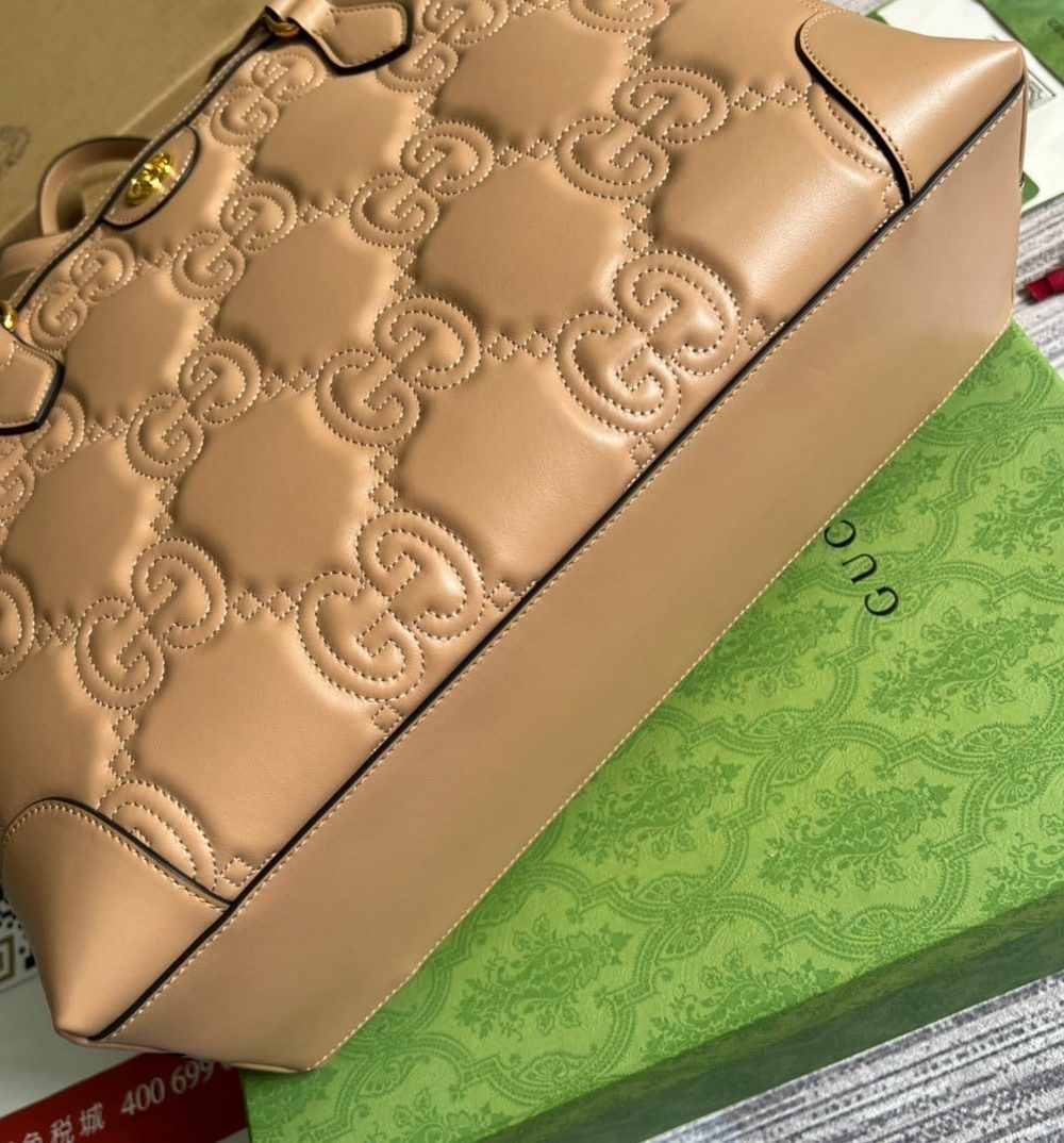 1:1 Replica Gucci GG Medium Tote Beige For Women, Women's Bags 15in/38cm GG ‎631685 UM8IG 9500