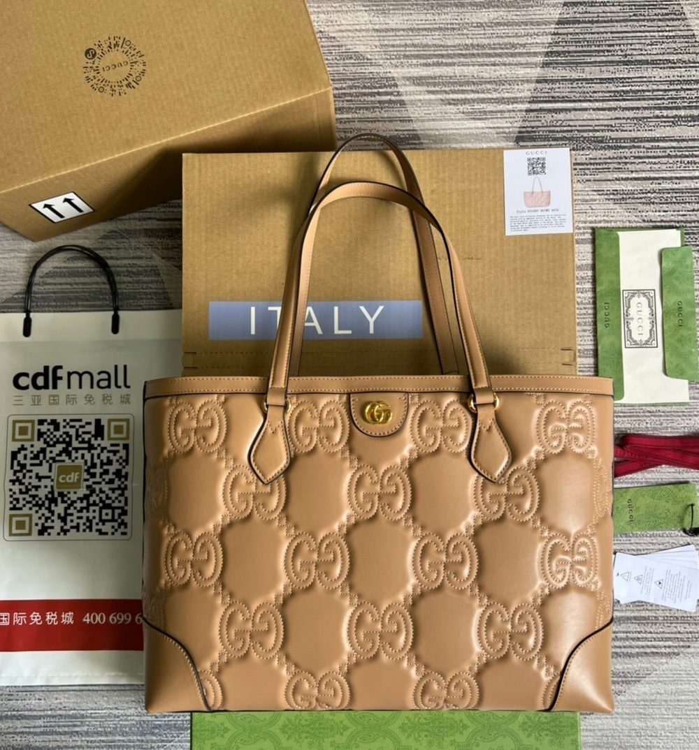 1:1 Replica Gucci GG Medium Tote Beige For Women, Women's Bags 15in/38cm GG ‎631685 UM8IG 9500