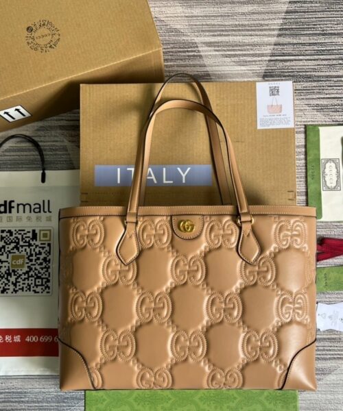1:1 Replica Gucci GG Medium Tote Beige For Women, Women's Bags 15in/38cm GG ‎631685 UM8IG 9500