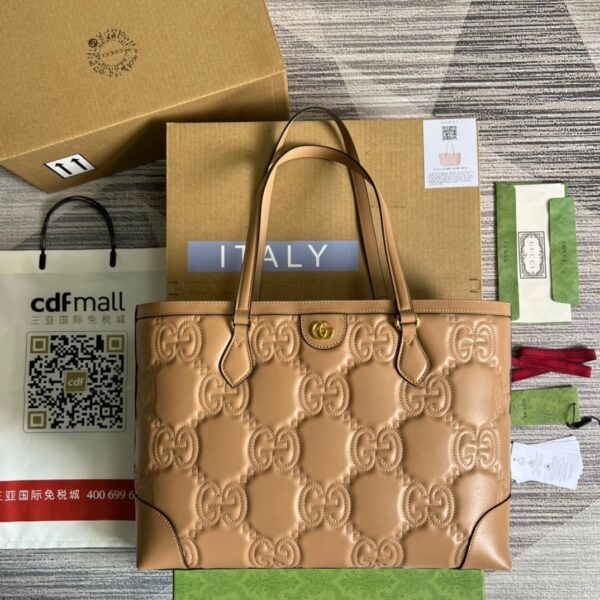 1:1 Replica Gucci GG Medium Tote Beige For Women, Women's Bags 15in/38cm GG ‎631685 UM8IG 9500