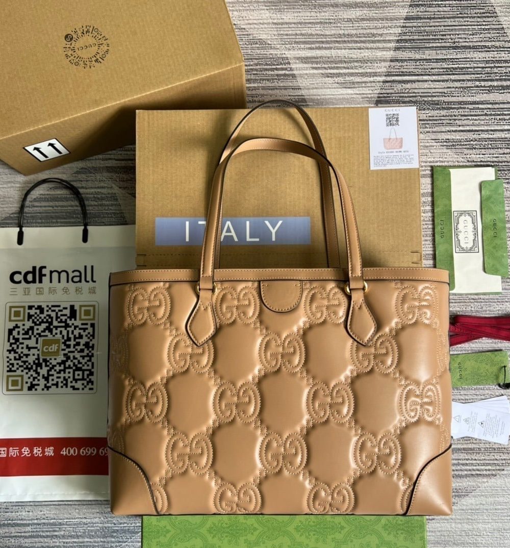 1:1 Replica Gucci GG Medium Tote Beige For Women, Women's Bags 15in/38cm GG ‎631685 UM8IG 9500