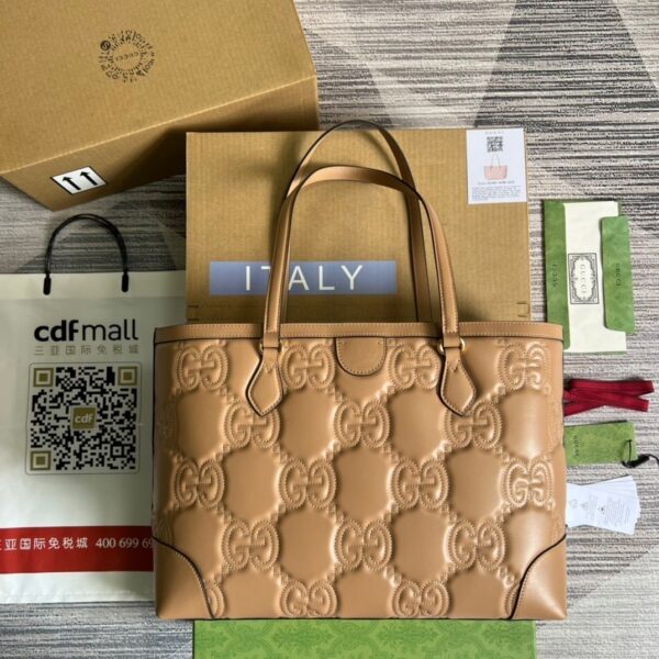 1:1 Replica Gucci GG Medium Tote Beige For Women, Women's Bags 15in/38cm GG ‎631685 UM8IG 9500