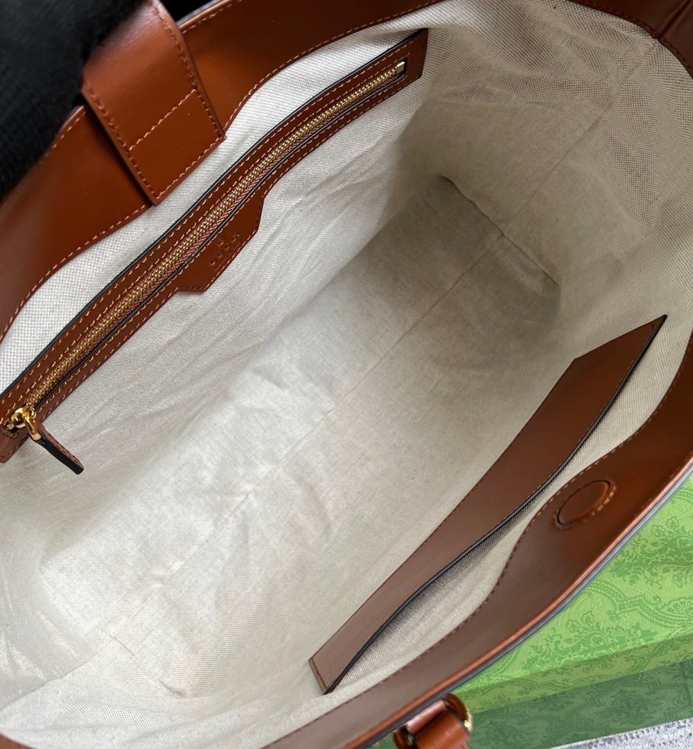 1:1 Replica Gucci GG Medium Tote Brown For Women, Women's Bags 15in/38cm GG ‎‎631685 UM8IG 2546