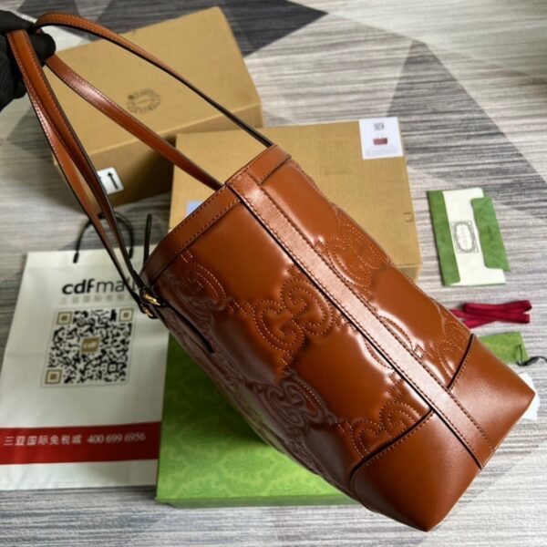 1:1 Replica Gucci GG Medium Tote Brown For Women, Women's Bags 15in/38cm GG ‎‎631685 UM8IG 2546