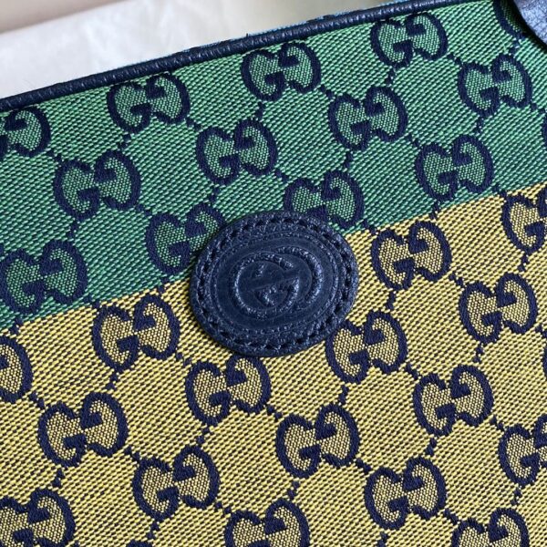1:1 Replica Gucci GG Multicolor Shoulder Bag In GG Multicolor Canvas For Women  9in/23cm GG  ‎626363