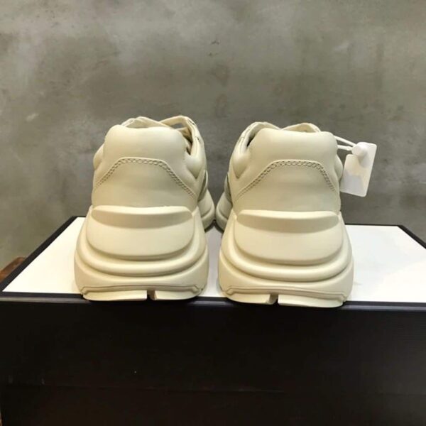 Gucci GG Rhyton Dad Sneakers Calfskin Leather Spring/Summer Collection Off White
