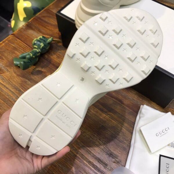 Gucci GG Rhyton Dad Sneakers Calfskin Leather Spring/Summer Collection Off White