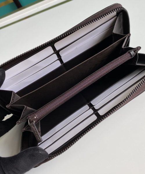 1:1 Replica Gucci GG Supreme Beige Zip Around Wallet For Men, Men's Wallets 19cm/7.5in GG