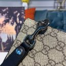 1:1 Replica Gucci GG Supreme Pouch Beige/Ebony GG Supreme Canvas For Men 12in/30cm GG ‎495017 KGDHN 9769