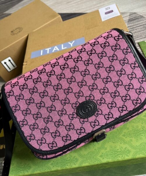 1:1 Replica Gucci Gucci Children's GG Multicolor Messenger Bag For Women  11.4in/29cm GG