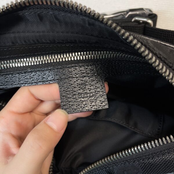 1:1 Replica Gucci Gucci Off The Grid Belt Bag Black GG ECONYL® For Men  9.5in/24cm GG 631341 H9HBN 1000