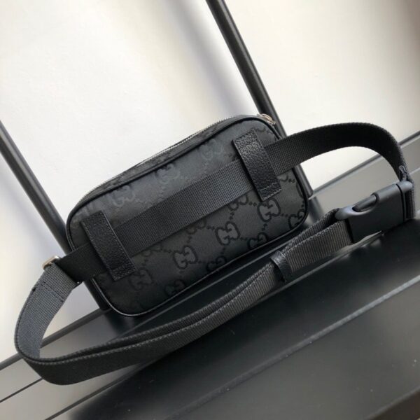 1:1 Replica Gucci Gucci Off The Grid Belt Bag Black GG ECONYL® For Men  9.5in/24cm GG 631341 H9HBN 1000