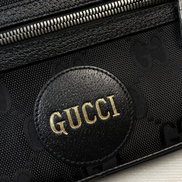 1:1 Replica Gucci Gucci Off The Grid Belt Bag Black GG ECONYL® For Men  9.5in/24cm GG 631341 H9HBN 1000