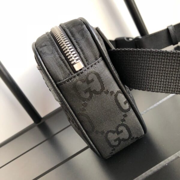 1:1 Replica Gucci Gucci Off The Grid Belt Bag Black GG ECONYL® For Men  9.5in/24cm GG 631341 H9HBN 1000