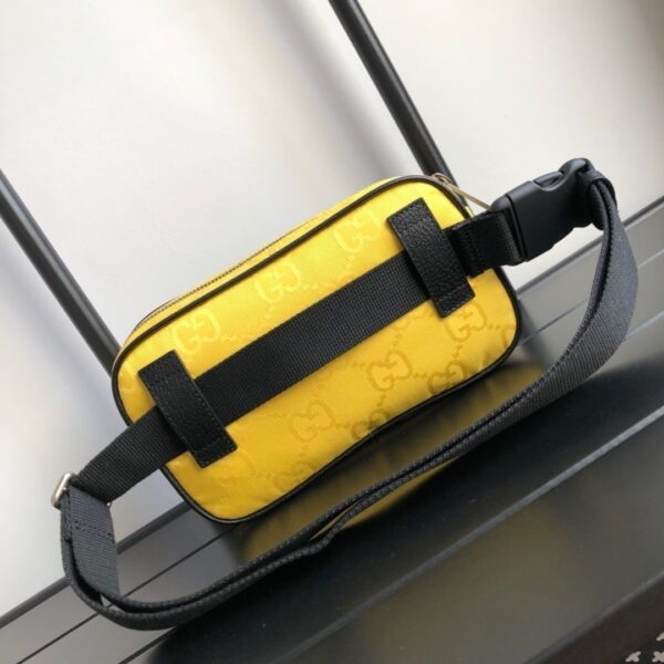1:1 Replica Gucci Gucci Off The Grid Belt Bag Yellow GG ECONYL® For Men  9.5in/24cm GG