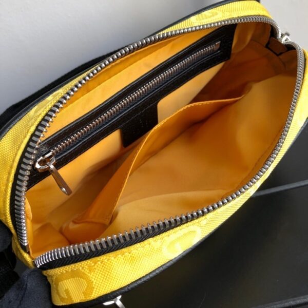 1:1 Replica Gucci Gucci Off The Grid Belt Bag Yellow GG ECONYL® For Men  9.5in/24cm GG