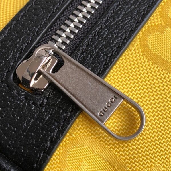 1:1 Replica Gucci Gucci Off The Grid Belt Bag Yellow GG ECONYL® For Men  9.5in/24cm GG