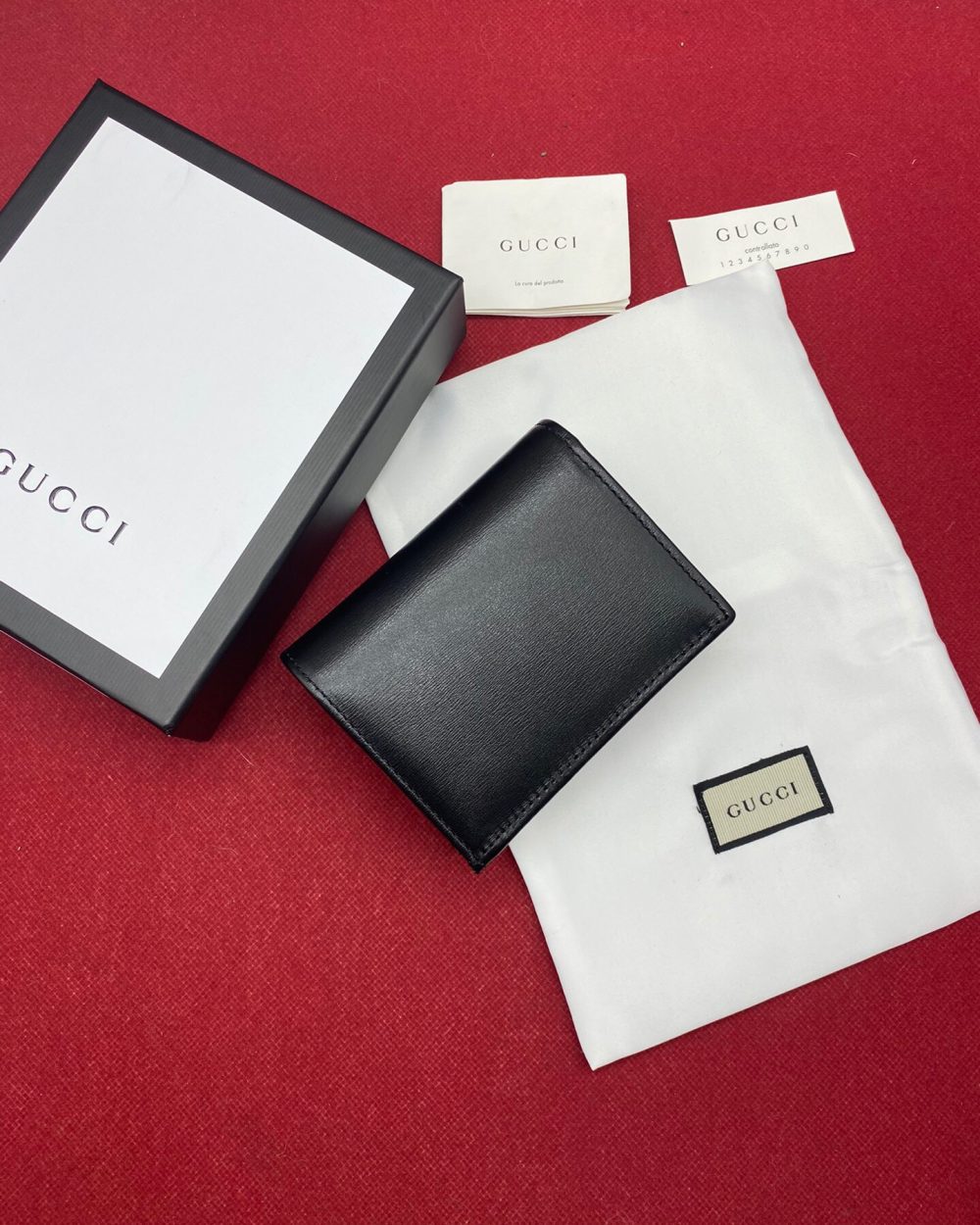 1:1 Replica Gucci Horsebit 1955 Card Case Wallet Black Women’s Wallet 11cm/4.3in GG 621887 0YK0G 1000